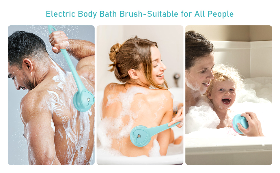 electric bath massage brush